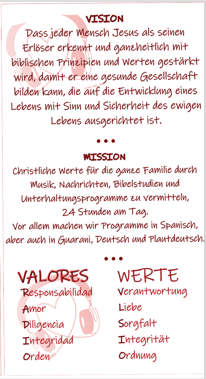 Vission Statement in German